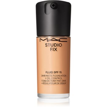 MAC Cosmetics Studio Fix Fluid SPF 15 24HR Matte Foundation + Oil Control machiaj cu efect matifiant SPF 15 - imagine 2